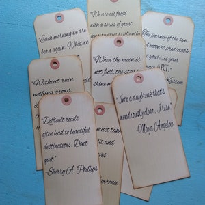 9 Positivity Quote Tags for Junk Journals