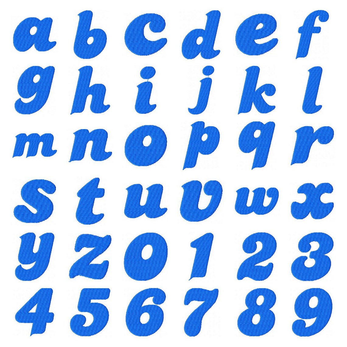 Retro Bold 3 Sizes Machine Embroidery Design Fonts Alphabets Etsy