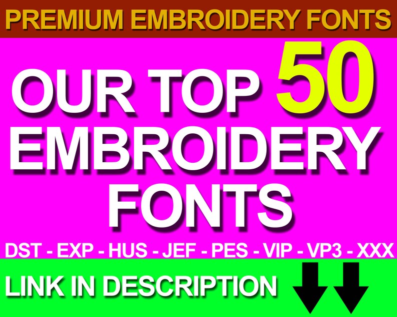 Dance Fever 3 Sizes Machine Embroidery Design Fonts Etsy