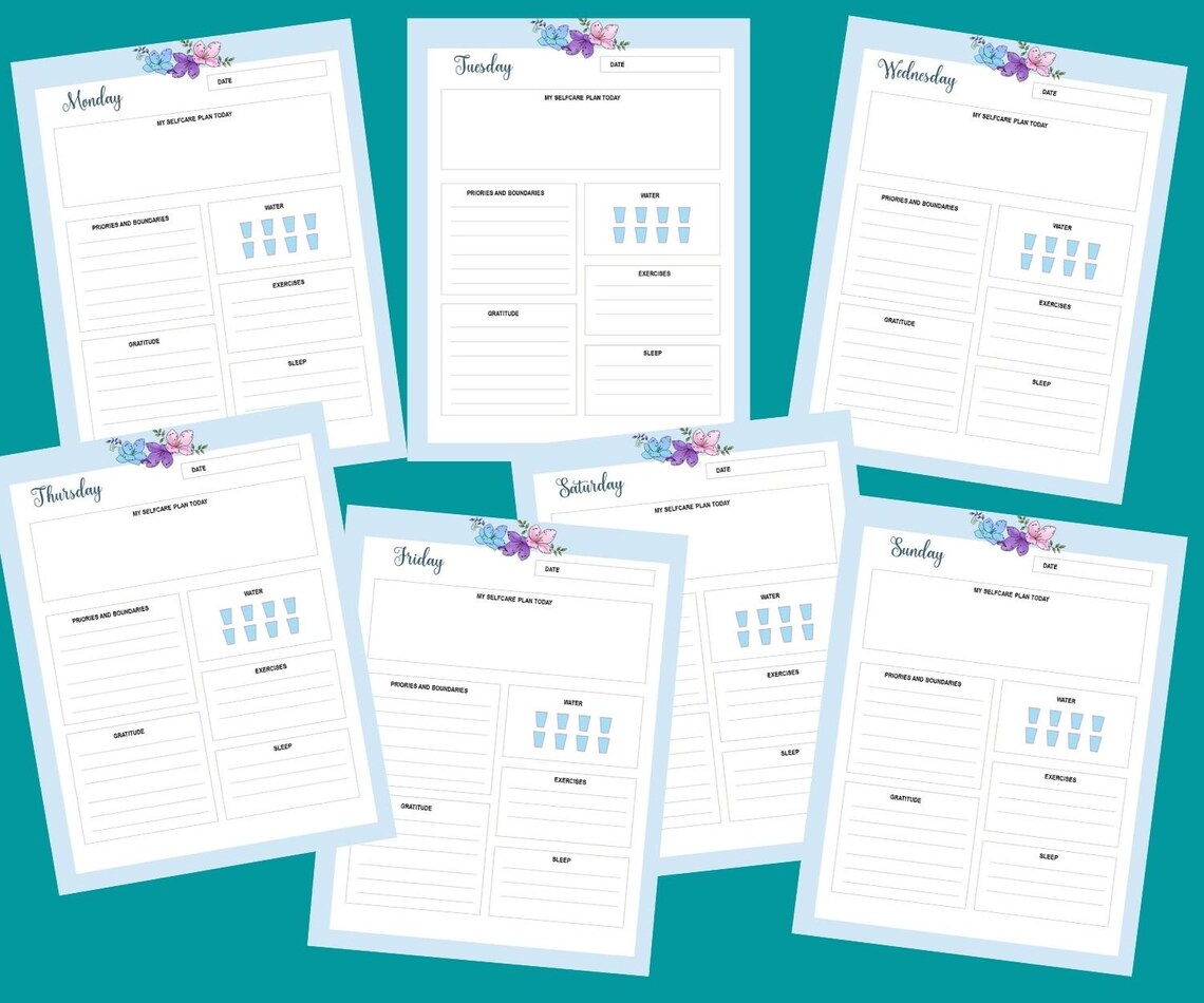 Mental Health Journal Printable Download | Self-care Therapy Digital ...