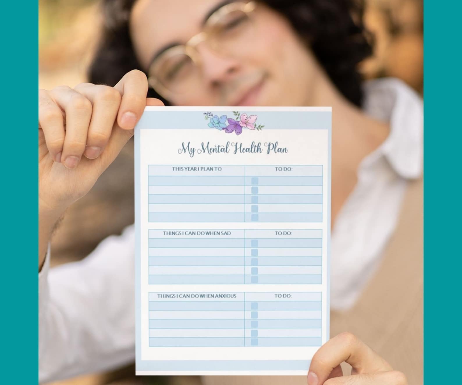 Mental Health Journal Printable Download | Self-care Therapy Digital ...