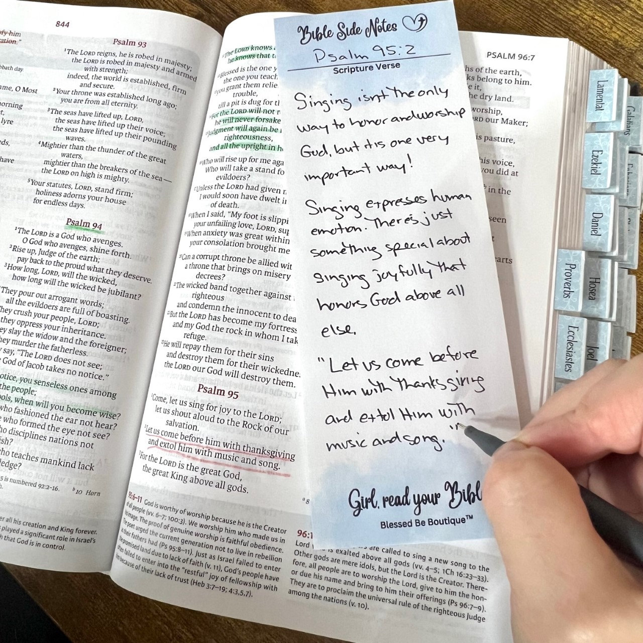 Bible Side Notes Bible Post-it® Notes Bible Journaling Tool Bible