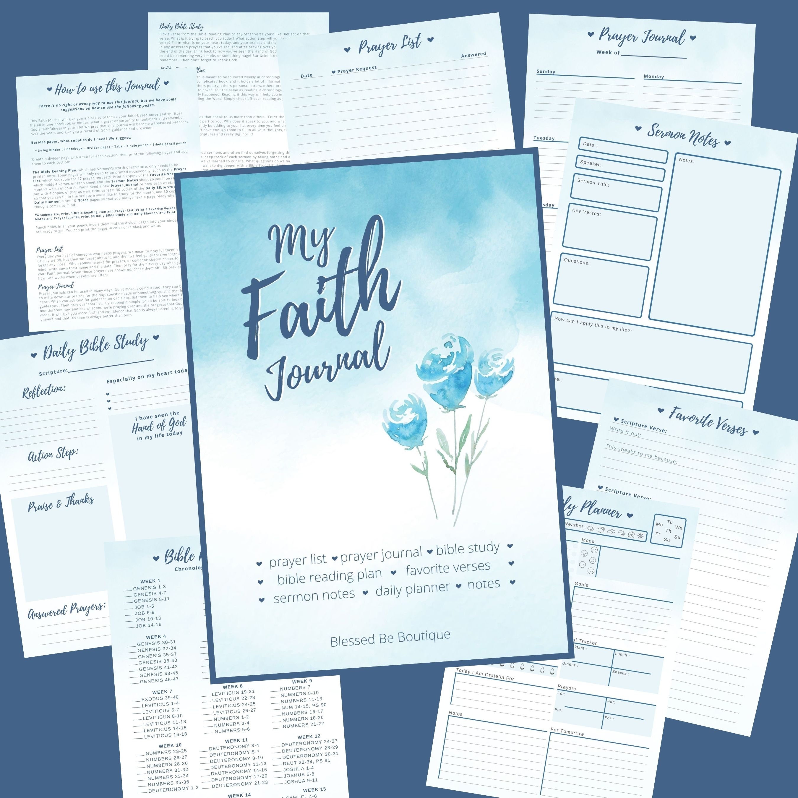 Explore the Perfect Prayer Journal for Women: 52-Week Scripture, Bible  Accessories, and Study Supplies With This Great Bible Journaling Notebook