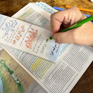 Bible Side Notes | Bible Journaling Tool | Bible Notes | Bible Sticky Notes | Christian Gifts | Bible Study | Bible Margin Notes | Set of 2