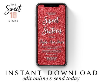 Sweet Sixteen Text Etsy