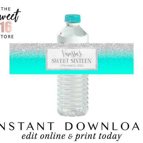 editable-pink-and-gold-water-bottle-label-instant-download-etsy
