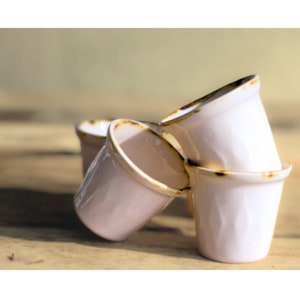 White pottery espresso cup, barista gift,Cappuccino Cup, Latte Cup Handmade artisan coffee mugs, Coffee lovers gift, Porcelain, japan style