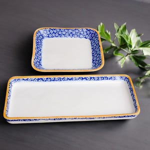 Piatto portachiavi in ceramica fatto a mano / regalo per la festa della mamma, NUOVO vassoio portaoggetti in porcellana floreale in stile vintage / piatto decorativo per la casa, porcellana
