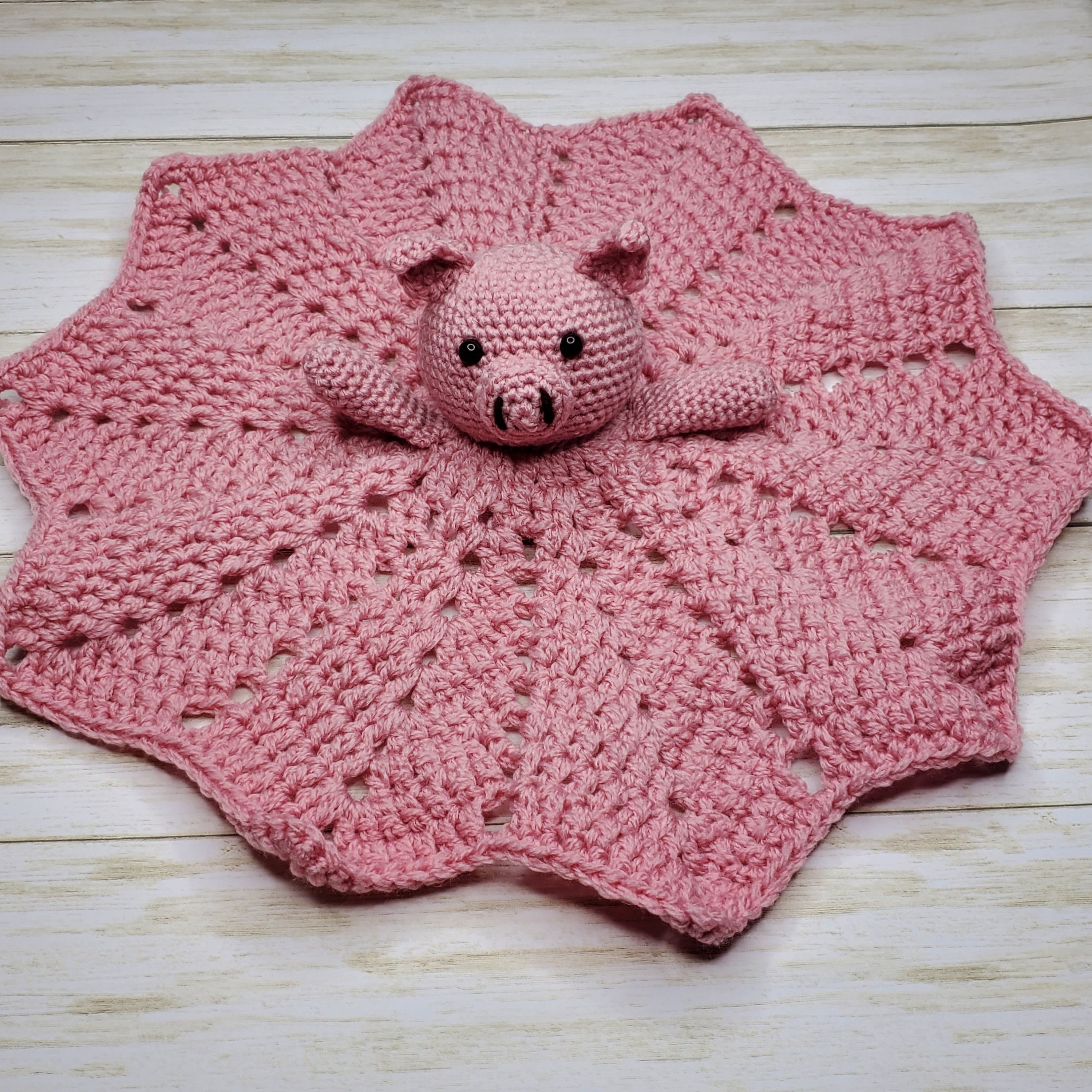 Crochet Pattern Classic Pig Lovey Etsy España