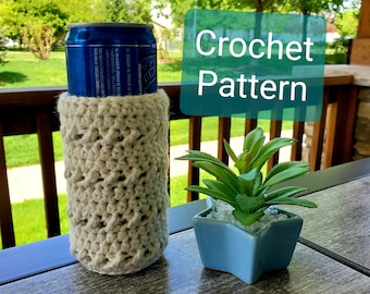 Crochet Pattern  - Cayman Slim Koozie