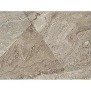 Premium Selection Coral Travertine 12x12&quot; Honed Surface Tile