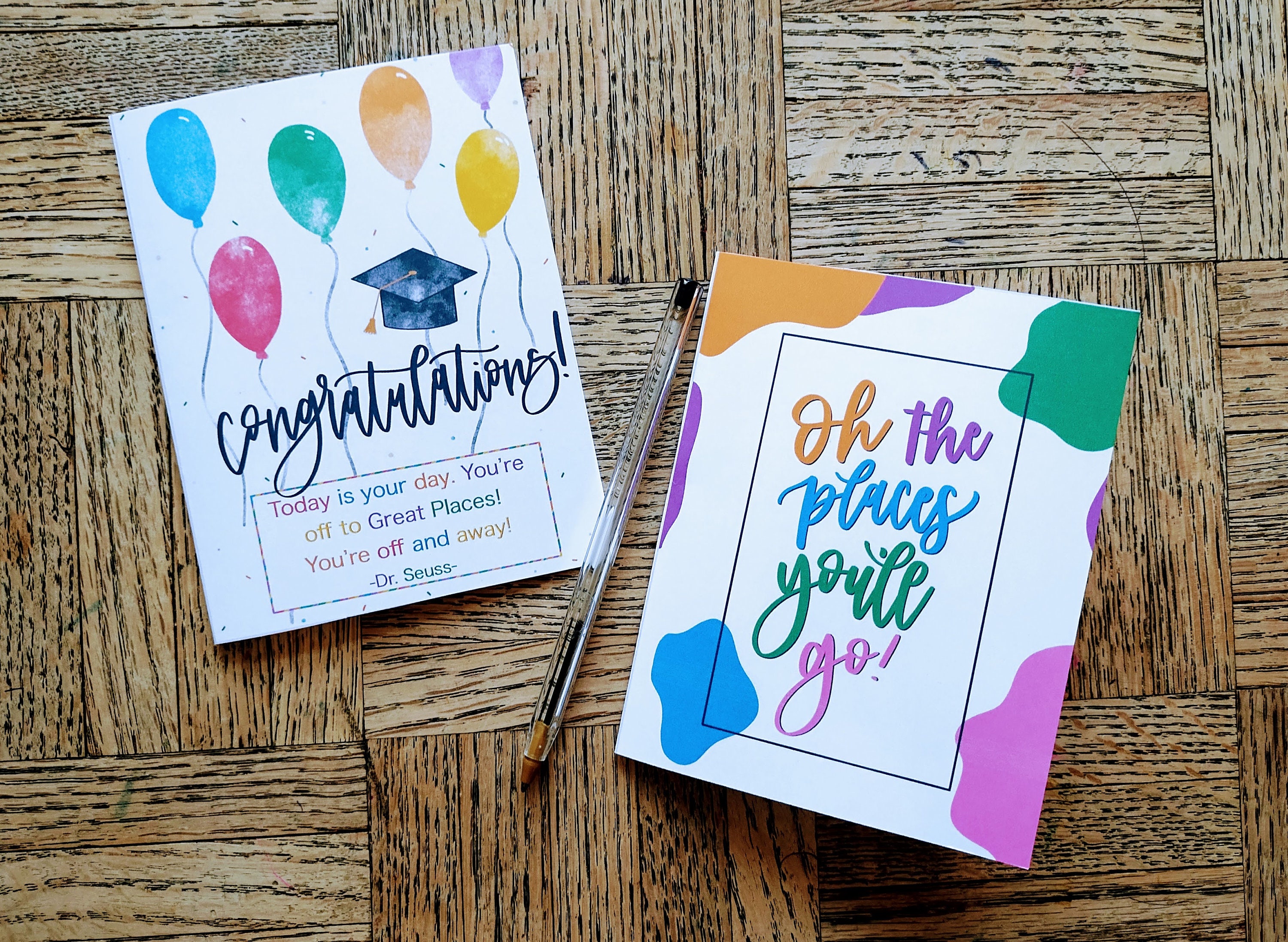 Printable Graduation Cards Dr. Seuss Today is Your Day Oh the Places ...