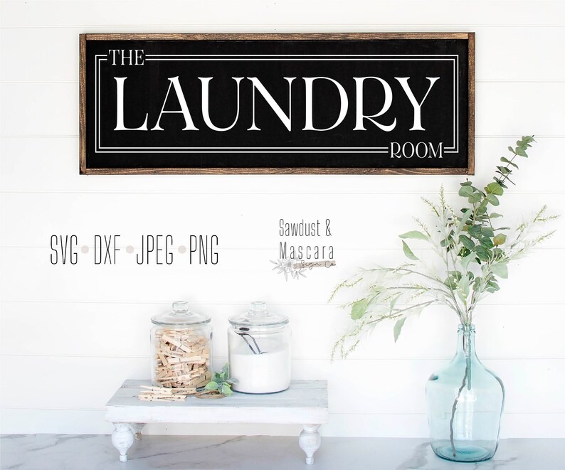 The Laundry Room Sign Laundry Wall Decor SVG for Cricut Etsy