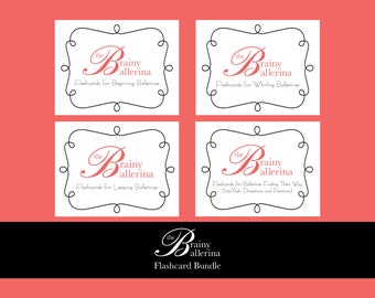Ballet Terminology Flashcard Bundle