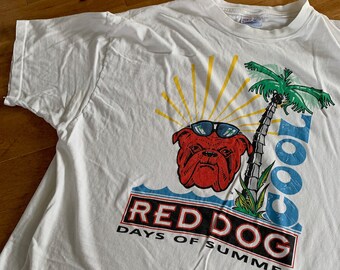 red dog beer t shirt