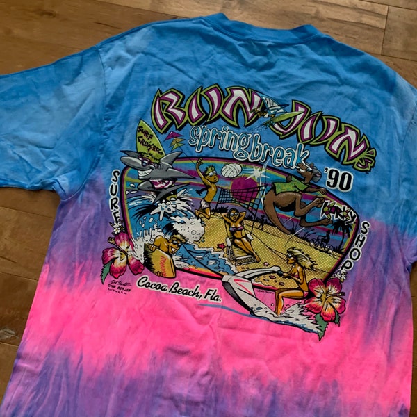 Sweat à Capuche Tie-dye Ron Jon Surf Shop Femme Taille S - Multicolore