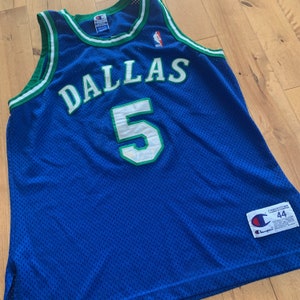  Dallas Mavericks Jason Kidd Swingman Jersey NBA Throwback Blue  : Sports & Outdoors
