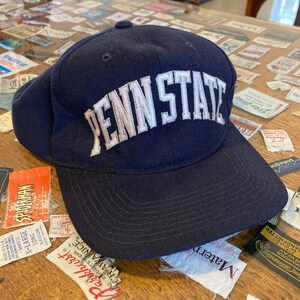 1990s Starter Penn State Nittany Lions Snapback Hat Vintage The Natural  100% Wool Embroidered Baseball Cap Pennsylvania State University