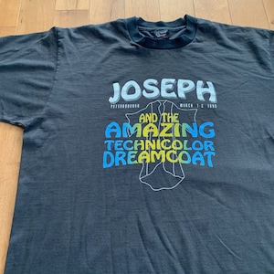 1995 Joseph and the Amazing Technicolor Dreamcoat T-shirt Vintage 90s Fruit of the Loom Best Made in Canada Tee Musical Andrew Lloyd Webber