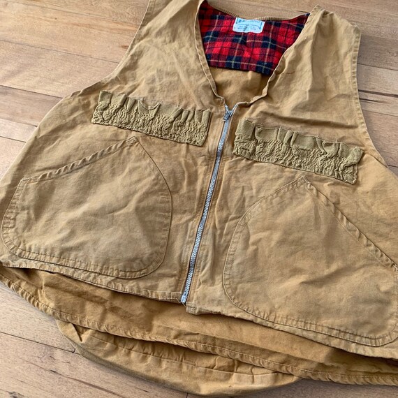 60s Western Field Hunting Vest Vintage 
