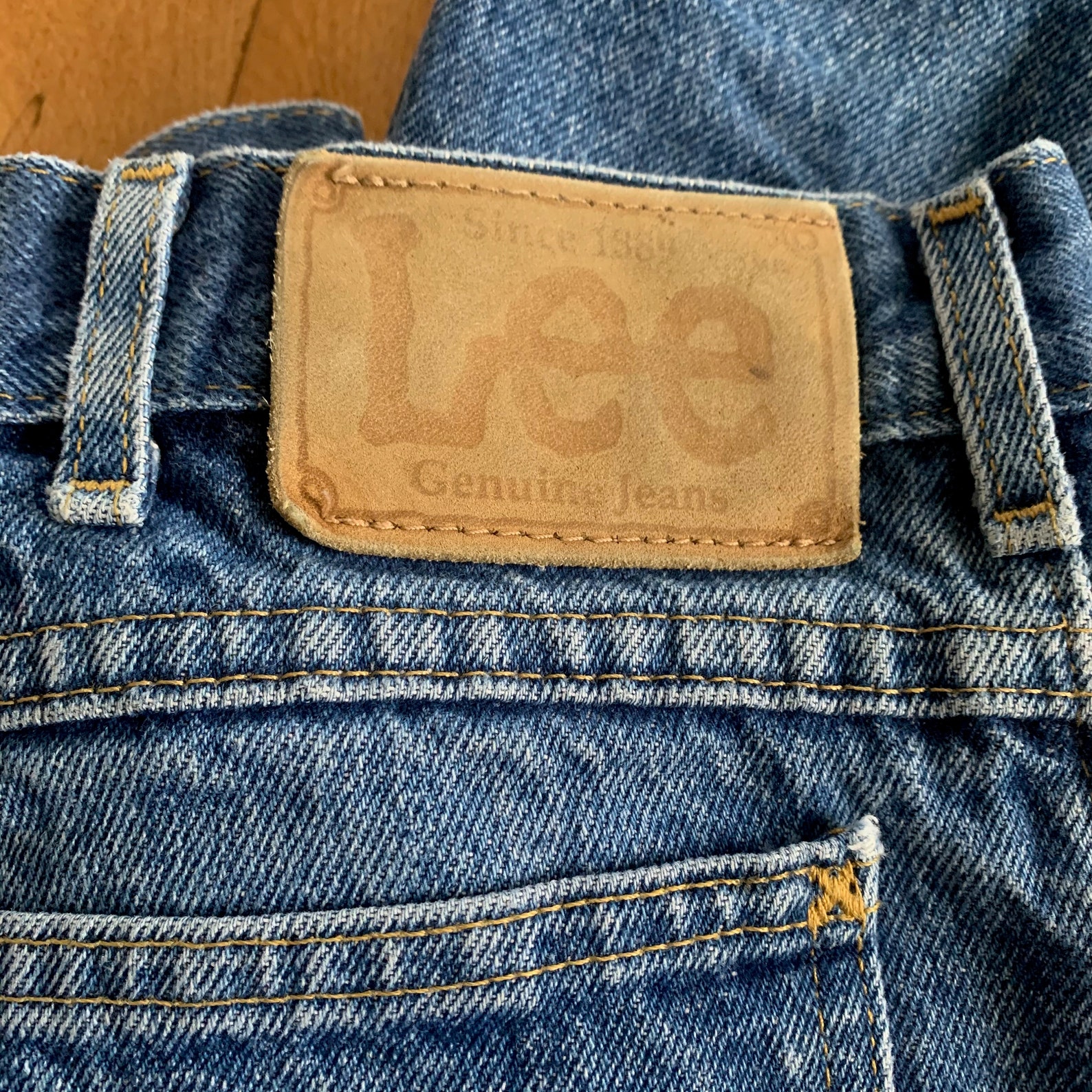 80s Lee Genuine Jeans Faded Vintage 1980s Union Made in USA | Etsy