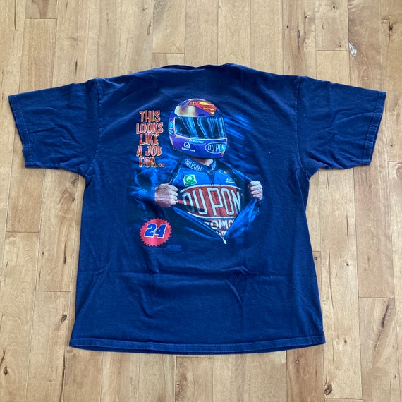 1999 Jeff Gordon Superman NASCAR T-shirt Vintage … - image 7