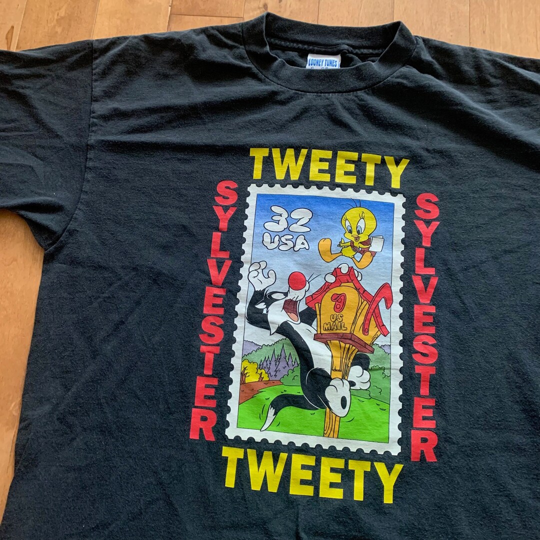 LOONEY TUNES tweety 1997年製 tシャツ Vintage Screen Stars 1997 Tweety Bird Looney Tunes Single