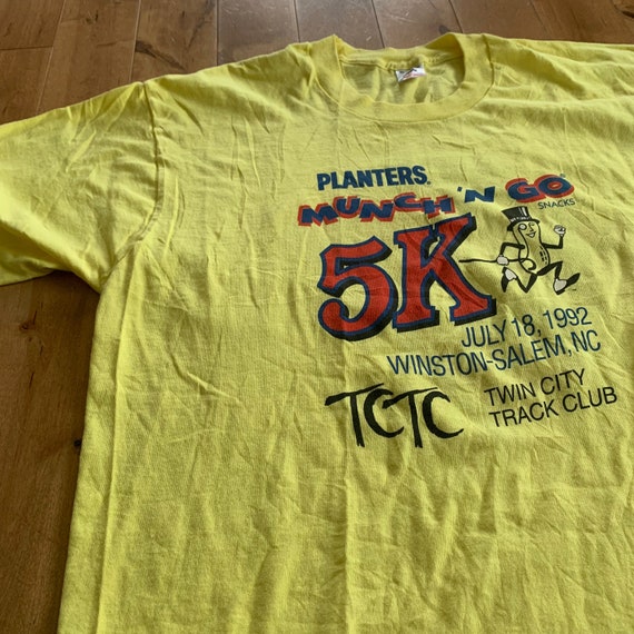 1992 Planters Peanuts Munch 'N Go Snacks 5K Run T… - image 7