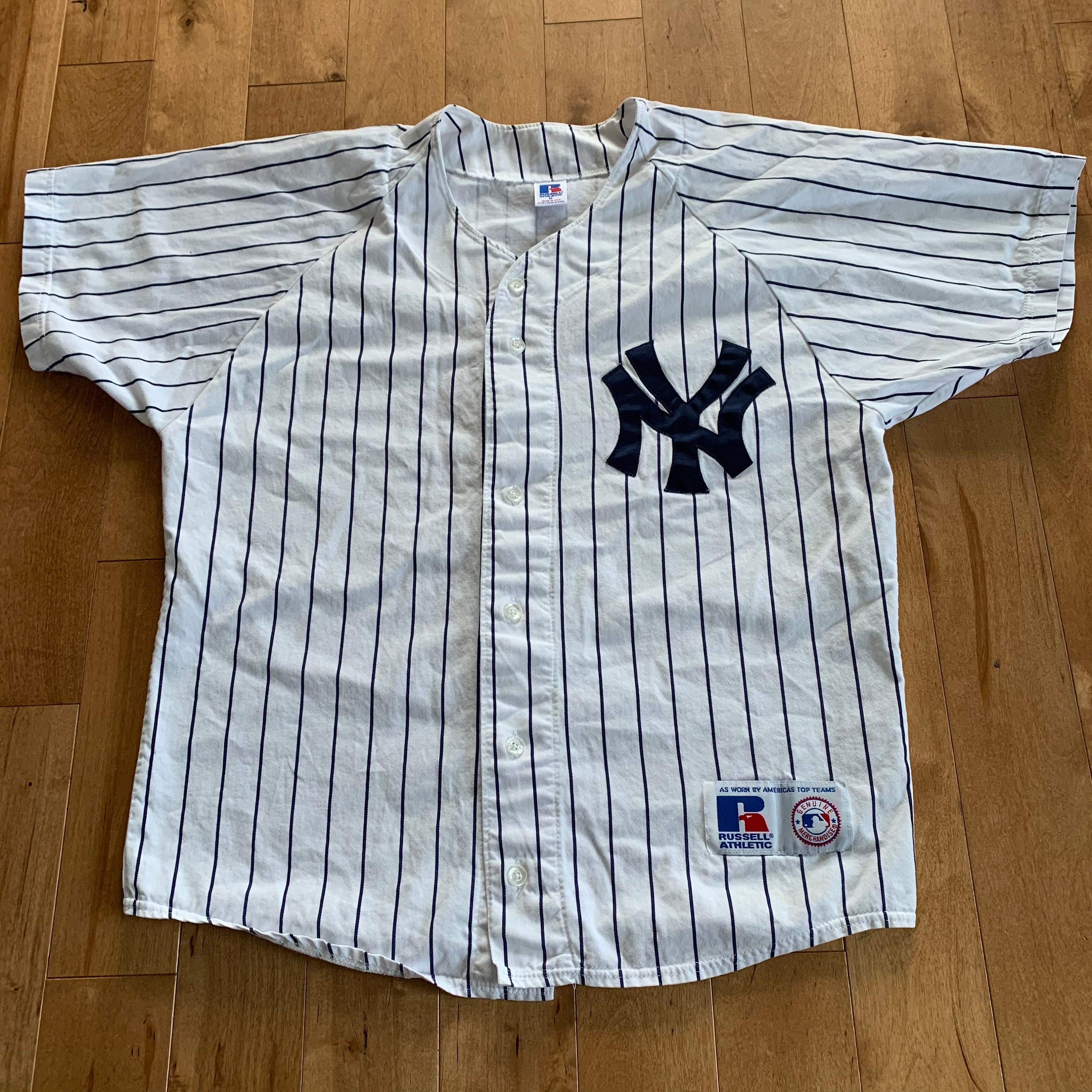yankees pinstripe jersey
