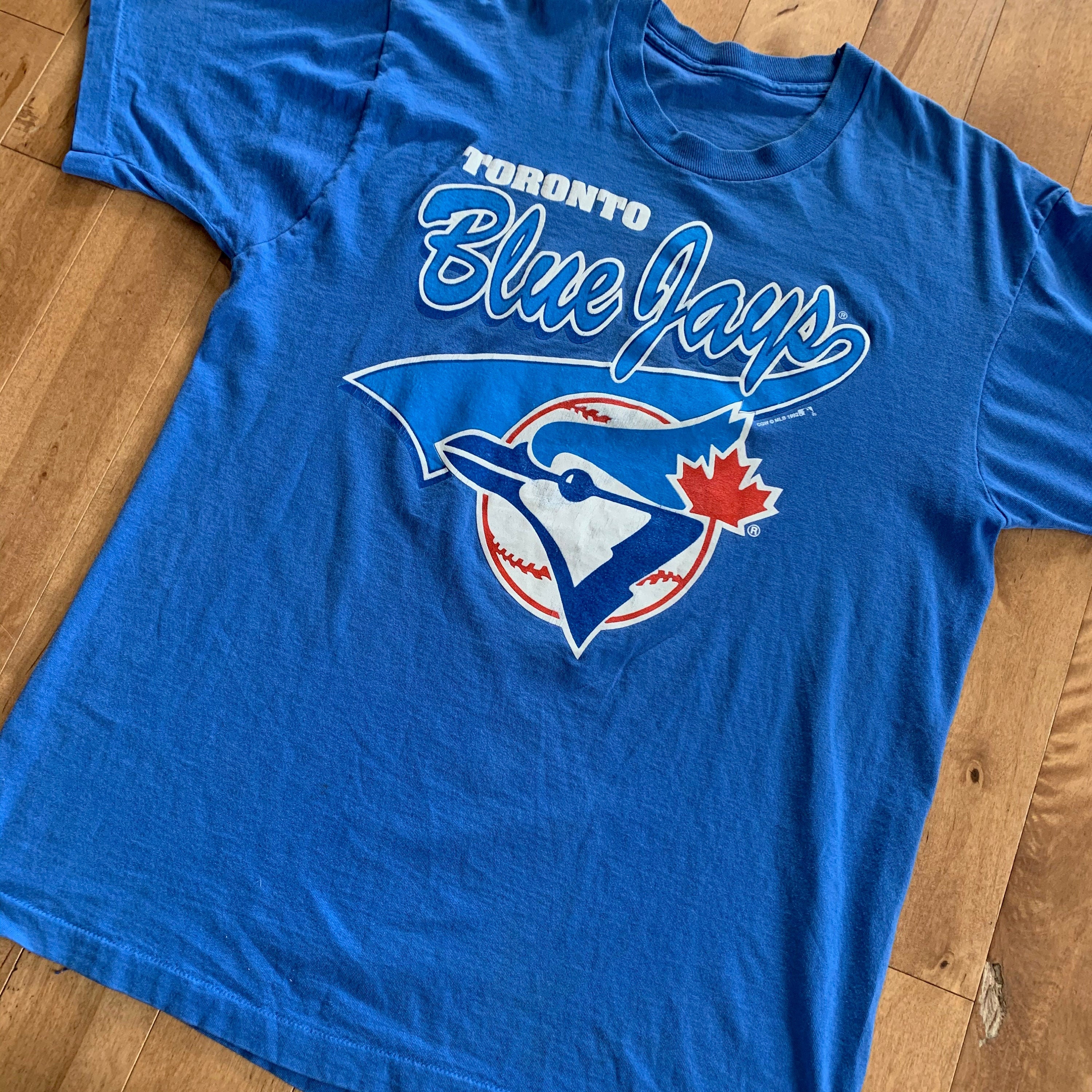 1992 Toronto Blue Jays Tshirt Vintage 1990s Official MLB Etsy