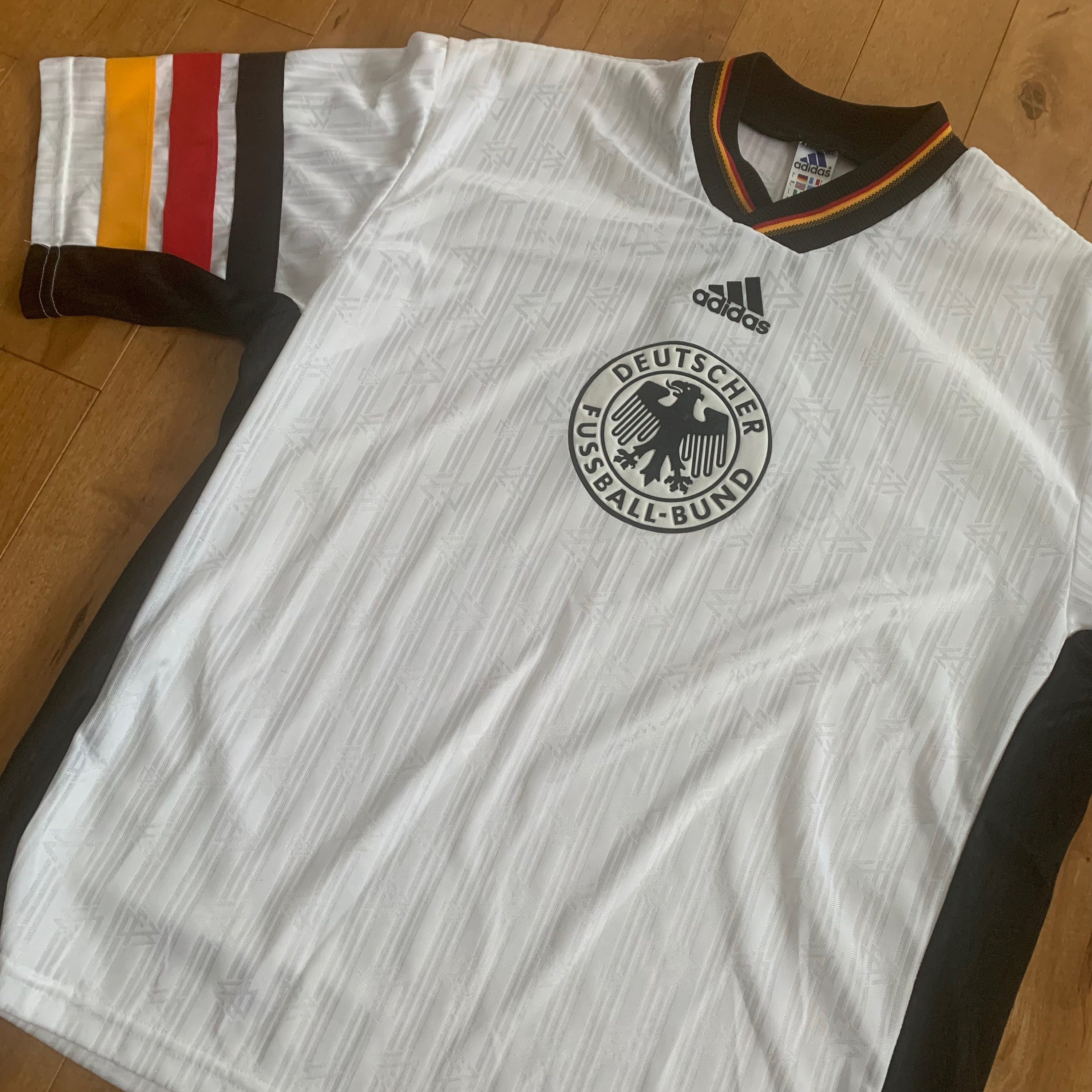 1990s Adidas Deutscher Fußball-bund Soccer Jersey Vintage