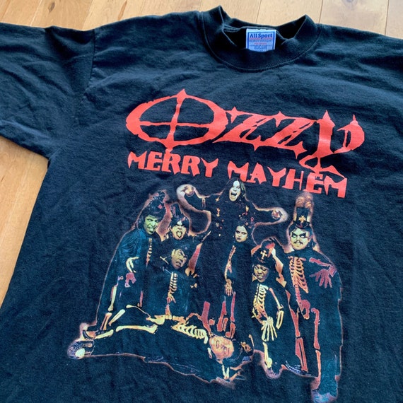 2001 Ozzy Osbourne Merry Mayhem Tour Tee Vintage Early 2000s