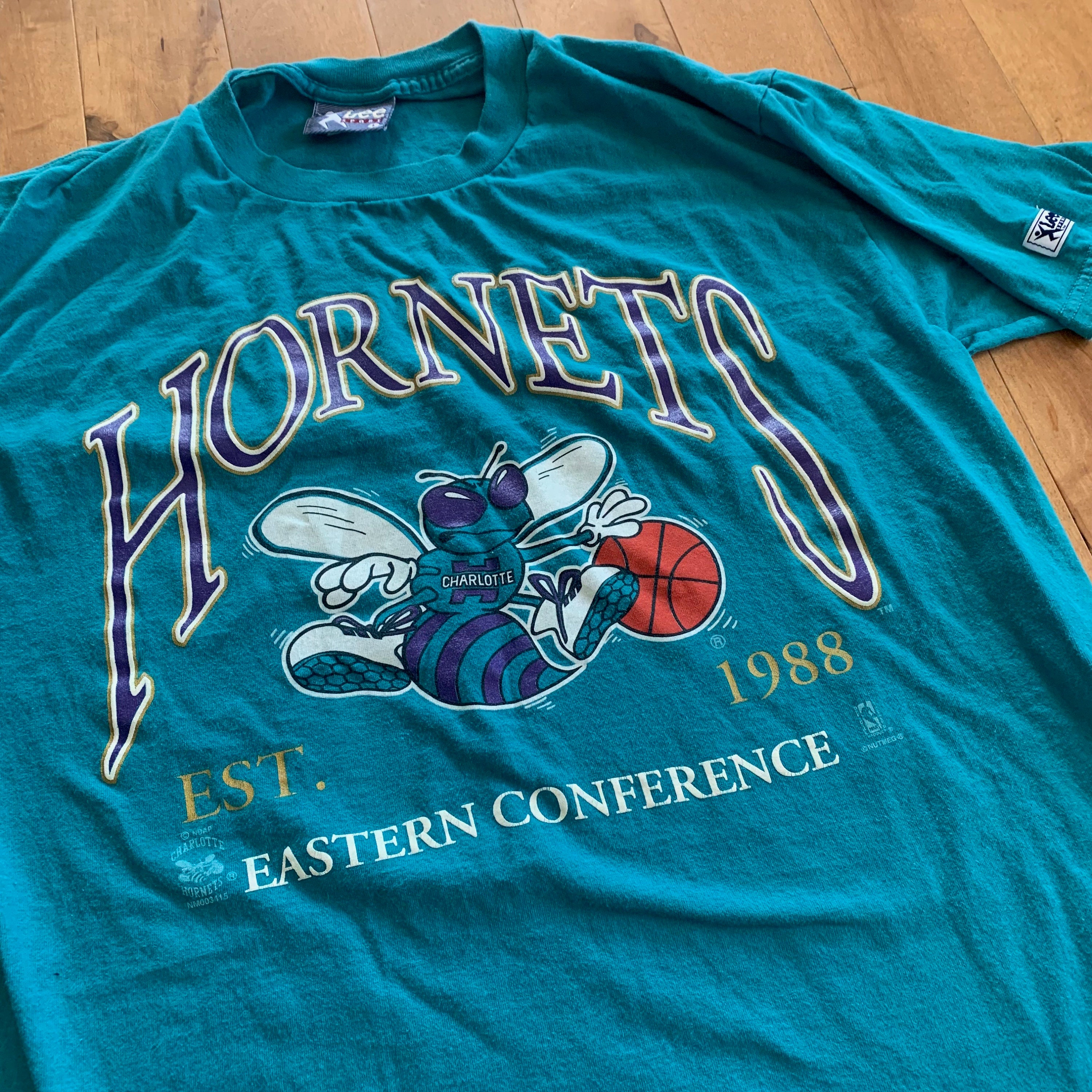 Vintage NBA Charlotte Hornets t-shirt XL Lee sport