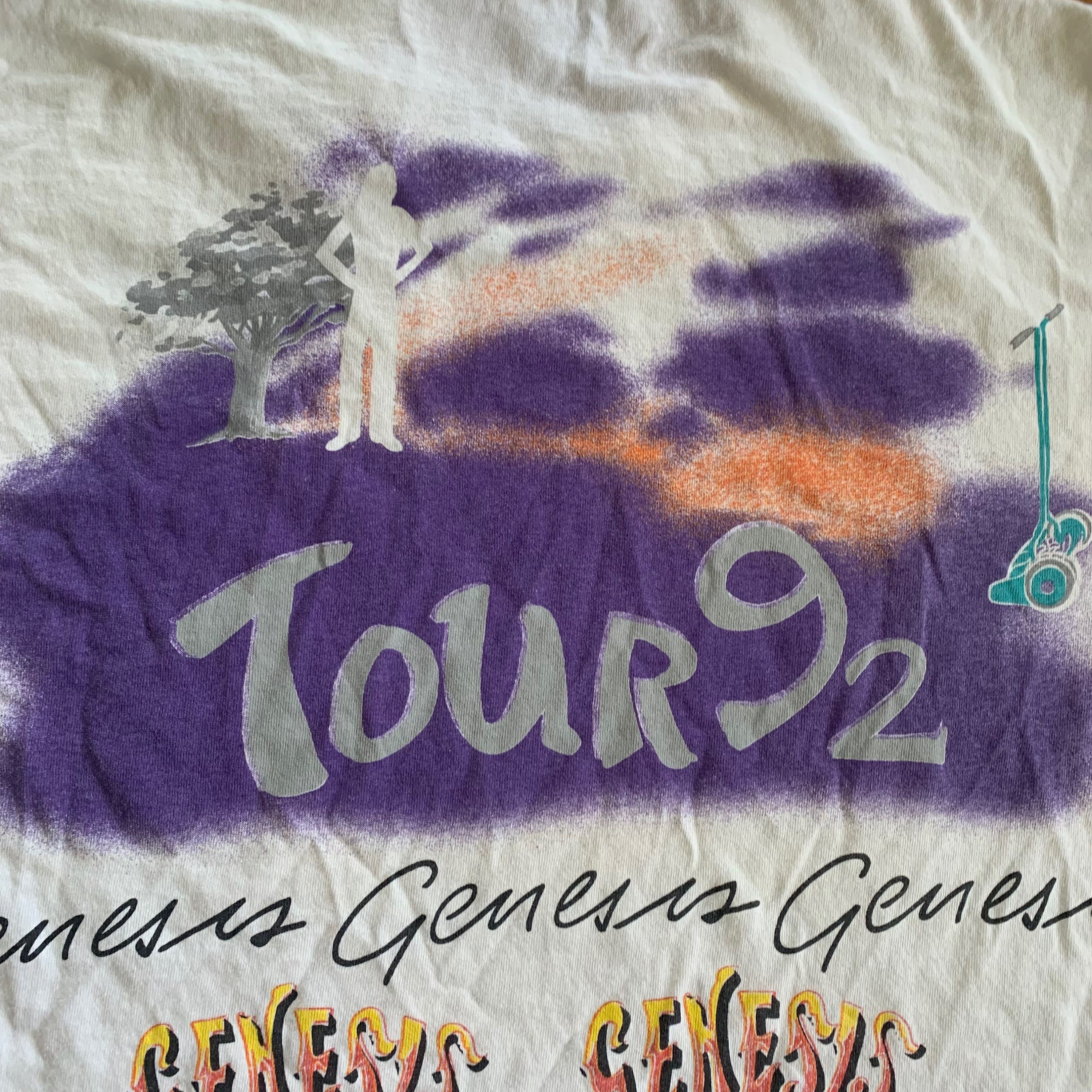 1992 Rare Genesis All Over Print Tour T-shirt Vintage 1990s - Etsy