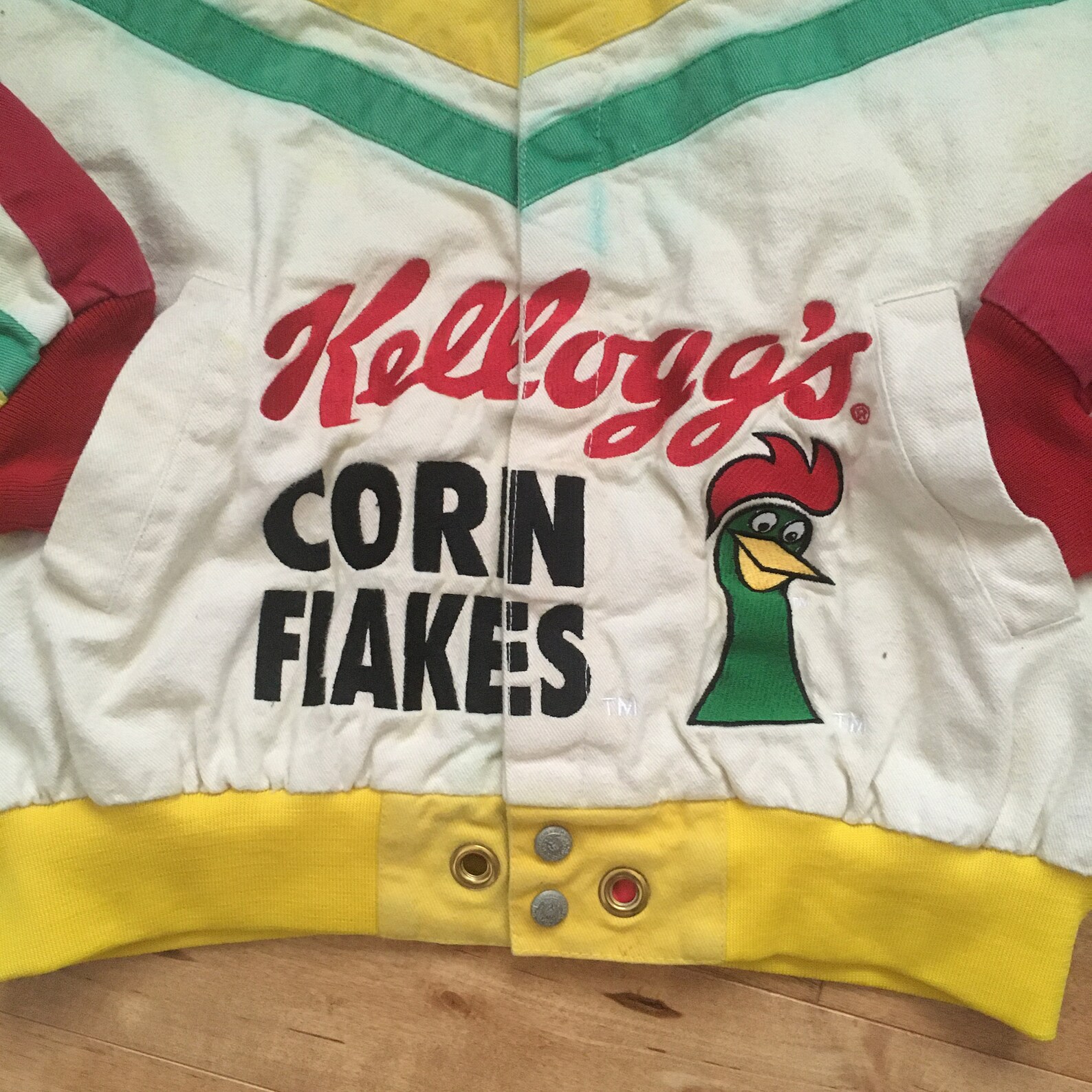 90s Kellogg's Corn Flakes Cereal Terry Labonte Jacket Etsy