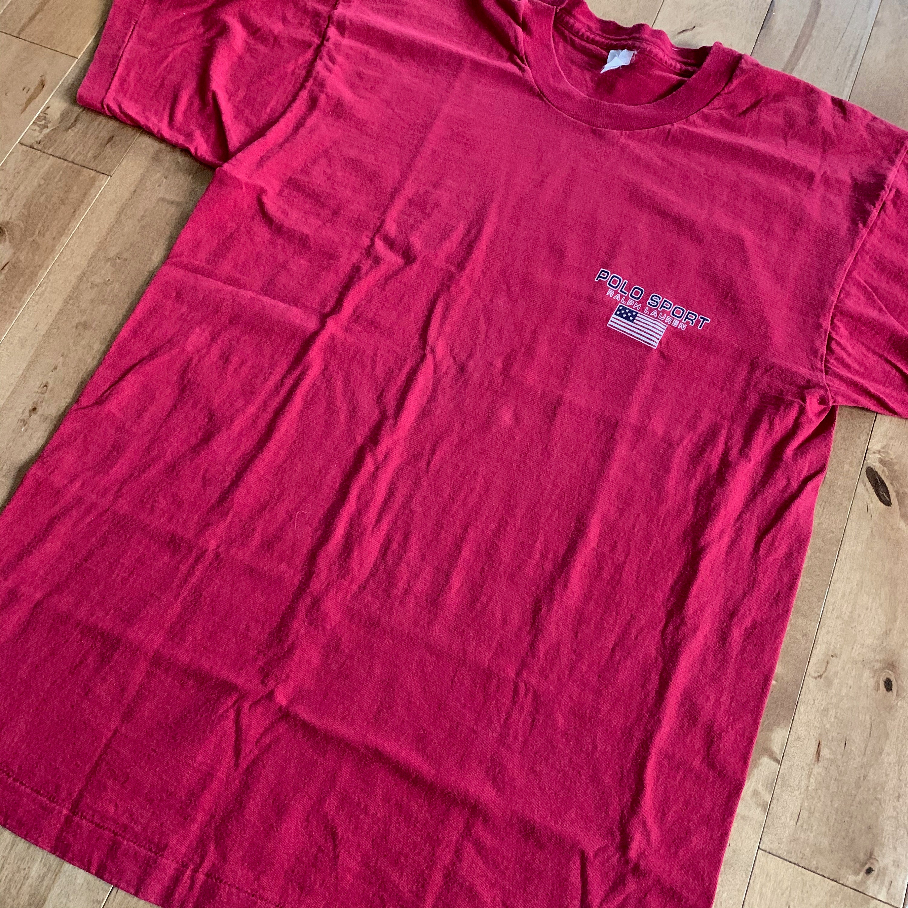 90年代ヴィンテージ 非公式ラルフローレン ポロスポーツ Tシャツ 
