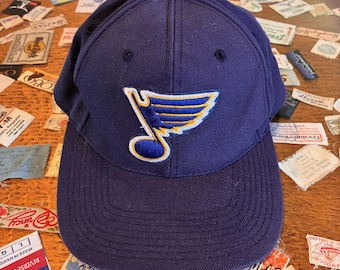1990er Jahre Vintage St. Louis BLUES Snapback Hut Sports Specialties NHL Hockey Baseballkappe