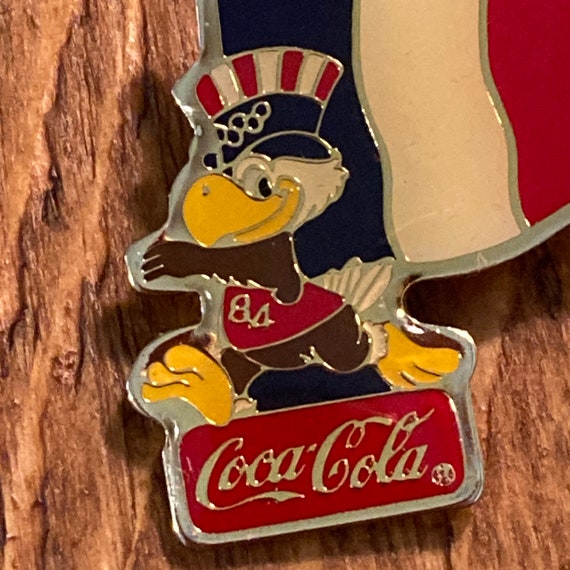 1984 Coca Cola USA Summer Olympics Souvenir Ename… - image 2