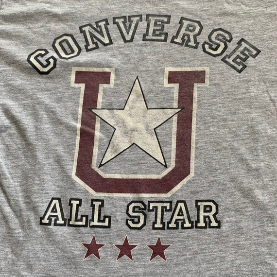 90s Converse All Star T-shirt Vintage 1990s Made … - image 3