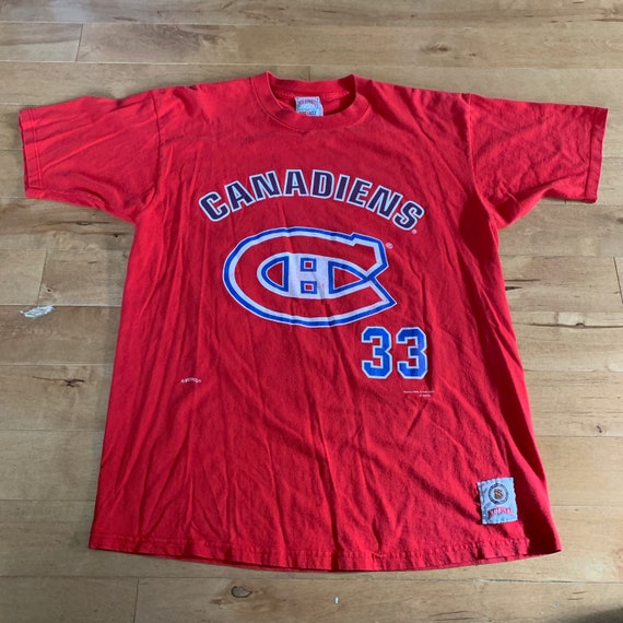 Vintage 1994 Montreal Canadians Patrick Roy Tee NH