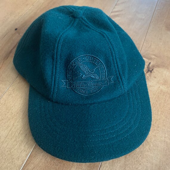 幸せなふたりに贈る結婚祝い Fitted Bower Eddie Vintage 90s Hat Made Black & Green 1990s 帽子