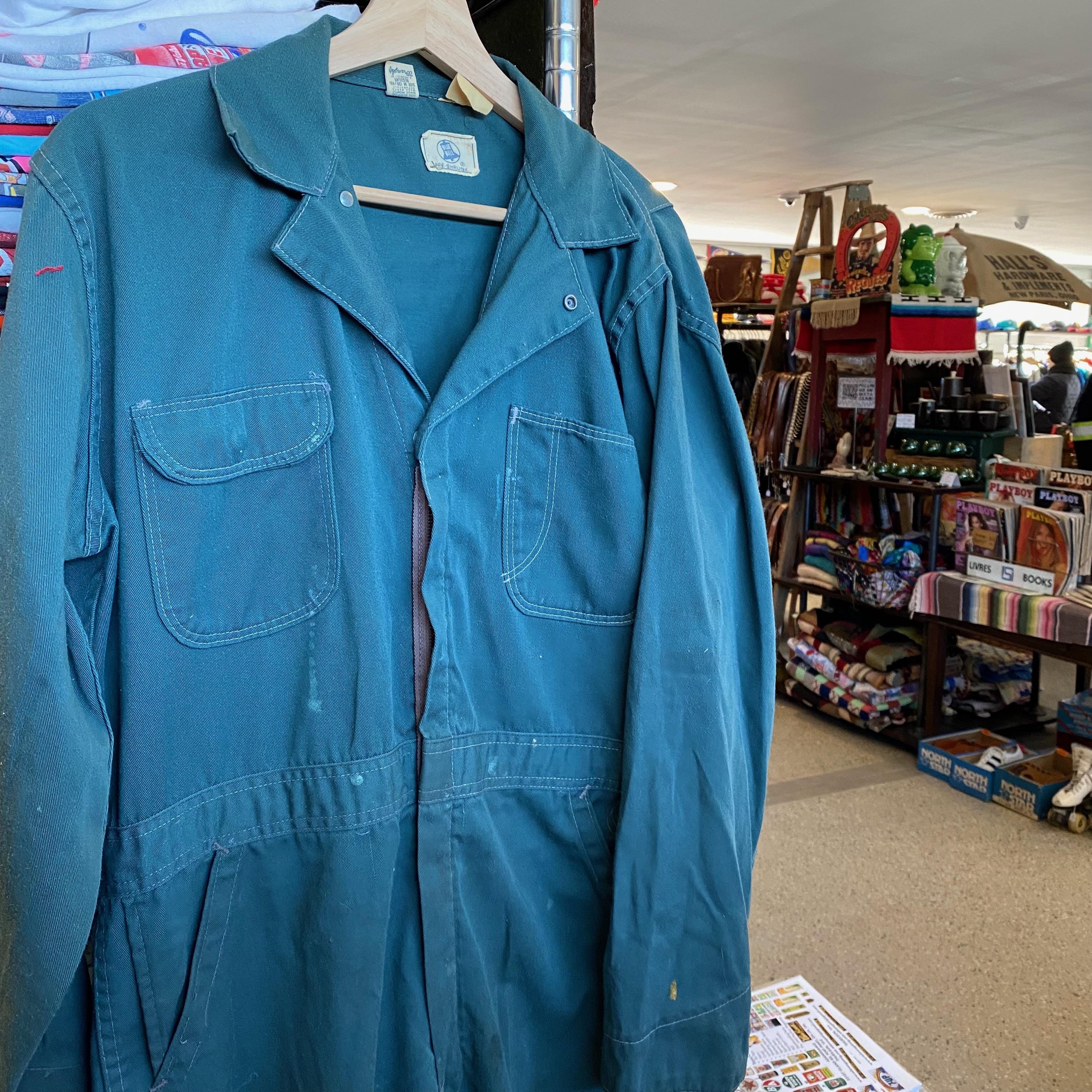 1950s Vintage WRANGLER BLUE BELL Coveralls Blue Retro