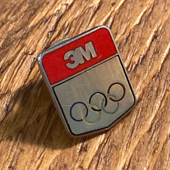 Sponsor Member Pin 1990s Olympics 3M Sponsor Enamel Lapel Pin Vintage Ol… - Gem