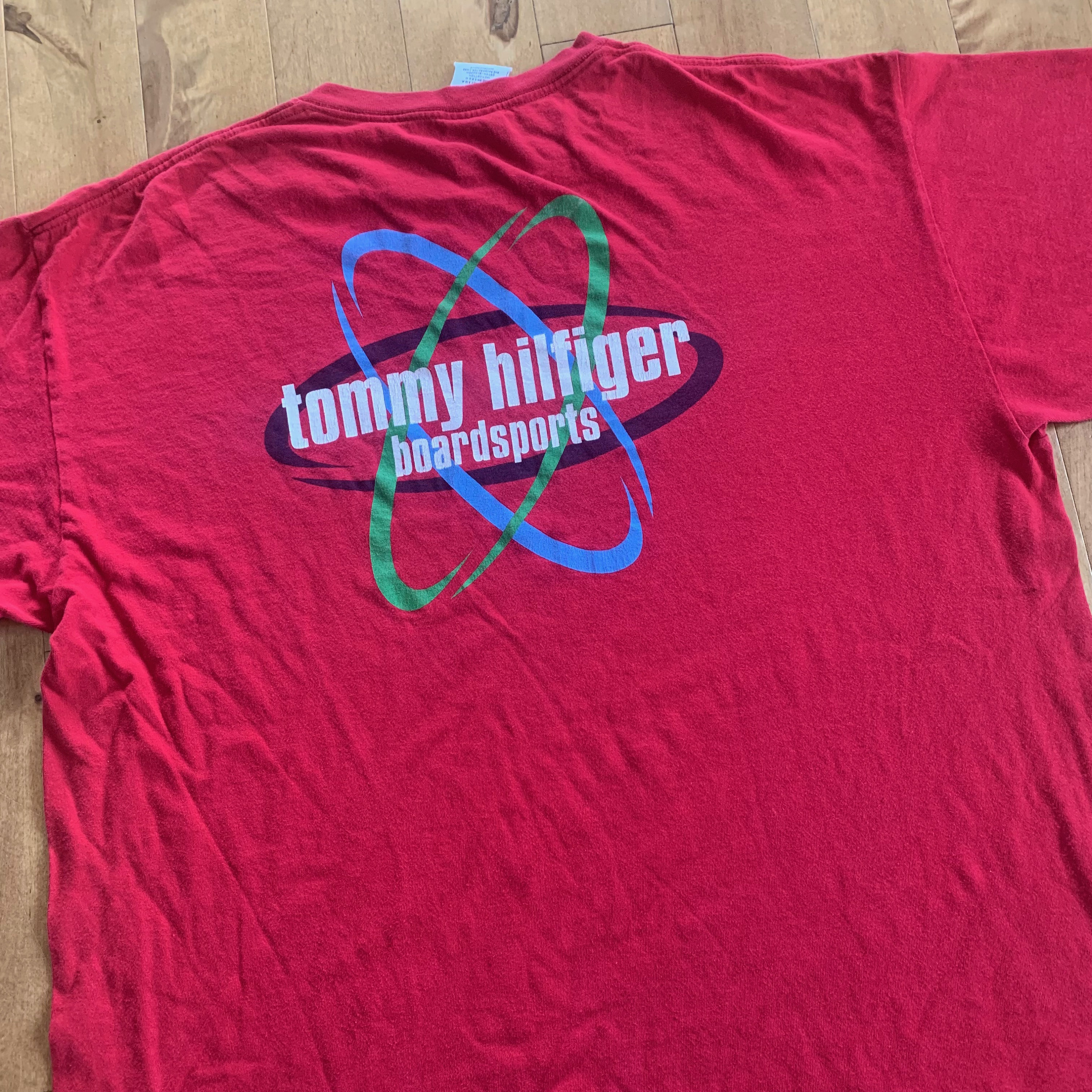 90s Tommy Hilfiger Boardsports T-shirt Vintage 1990s Made in USA 