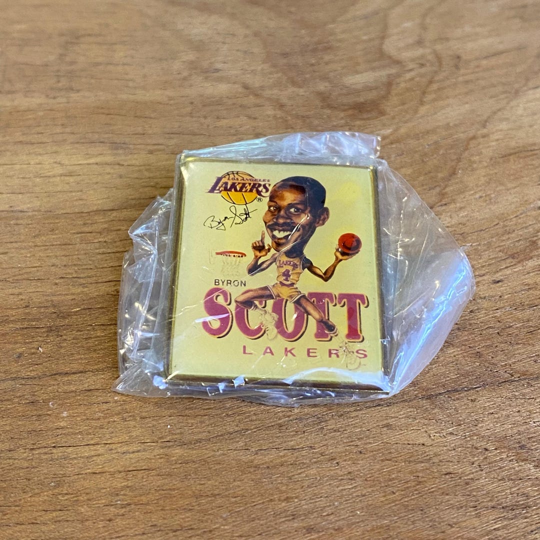 Vintage 1990s Byron Scott Lakers Enamel Pin Salem Sportswear - Etsy Canada
