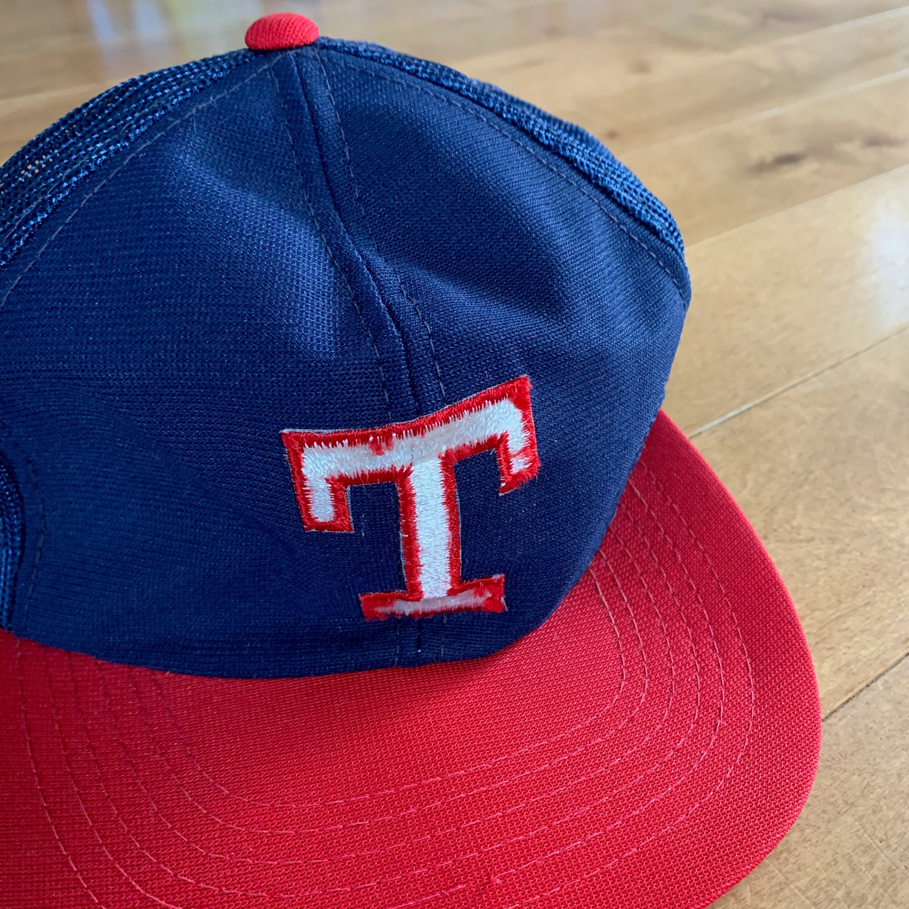 TEXAS RANGERS RETRO THROWBACK CLASSIC 1970s LOGO BABY BLUE SNAPBACK HAT CAP  NEW