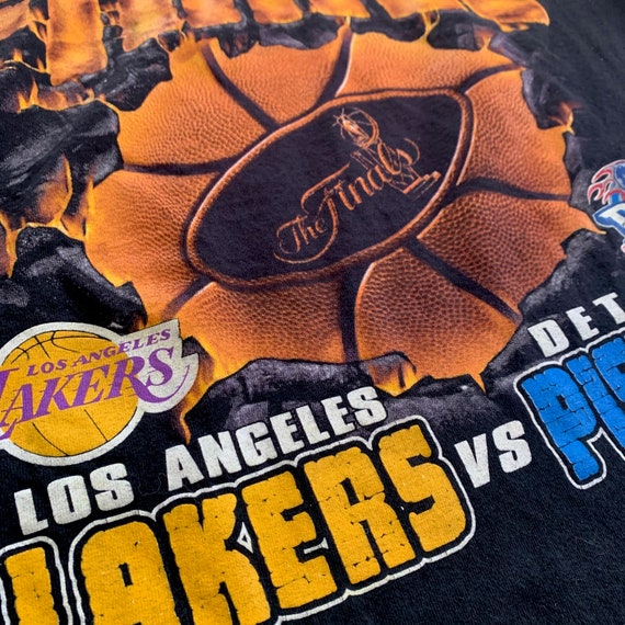 2004 NBA Finals Lakers vs Pistons T-shirt Vintage… - image 5