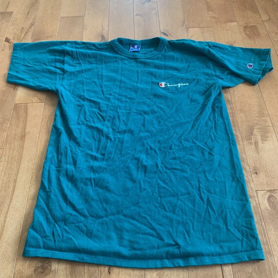 Champion teal shirt hotsell