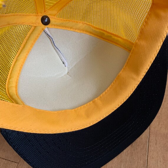 AJM Trucker Cap Corduroy Cap Free Size cotton black type Vintage Second Hand