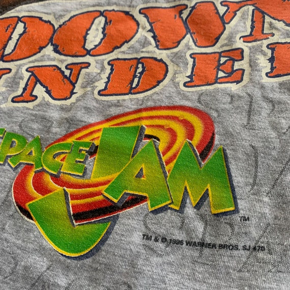 1996 Space Jam Taz T-shirt Vintage 1990s Warner B… - image 3